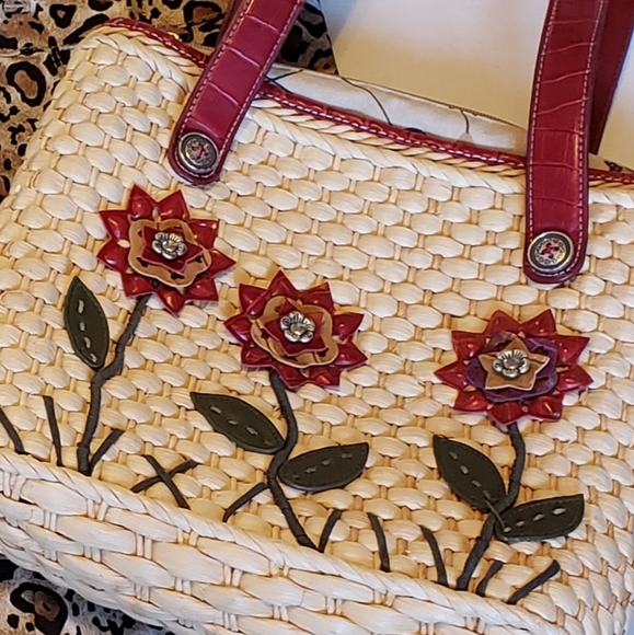 Elka accessories Handbags - EUC, beautiful vintage Elka straw purse, handbags